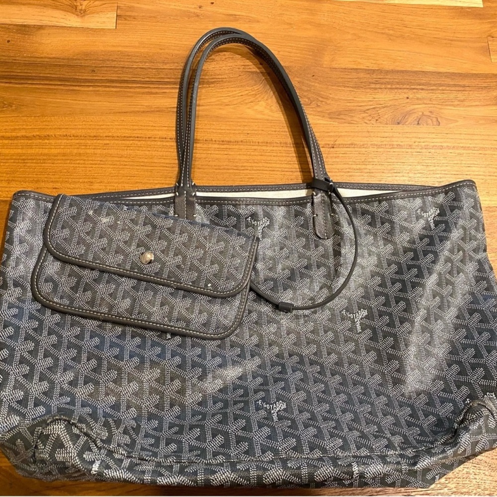EUC🤍GOYARD ST. LOUIS PM TOTE BAG WITH INSERT AND DUSTBAG - Picture 4 of 14